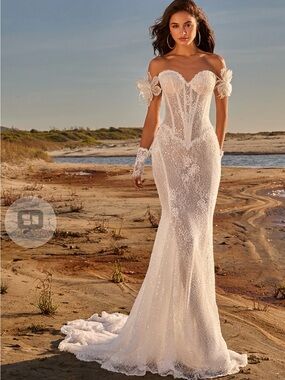 Galia Lahav Wedding dress
GALA Vision-Reverie' GALA Collection! Size 14.